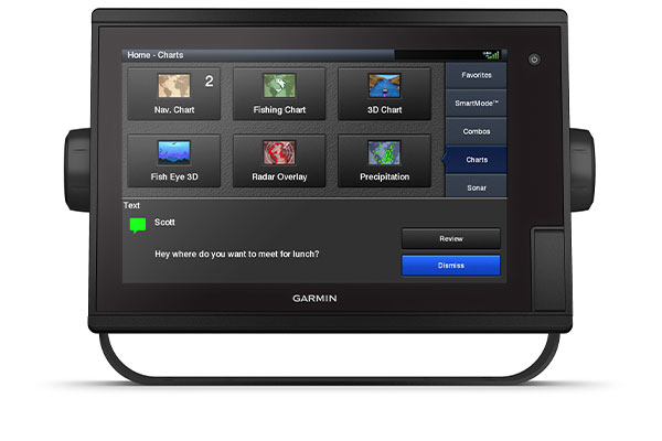 GPSMAP 1222 Touch Plus with ActiveCaptain screen